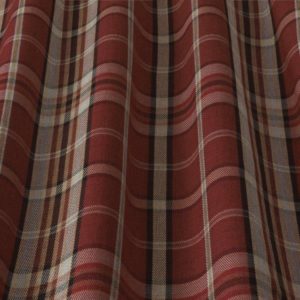 Heathcliff in wine check fabric