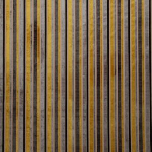 Imperio stripe fabric in charcoal and yellow gold