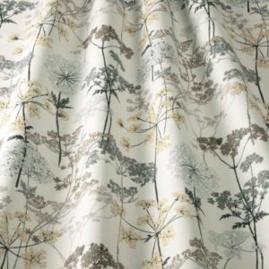 Flower head print fabric
