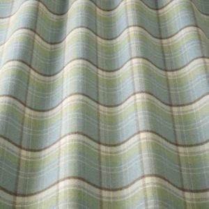 Lana cornflower check in blue and beige