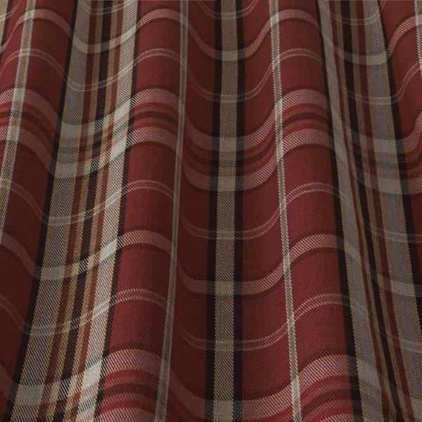 Heathcliff in wine check fabric