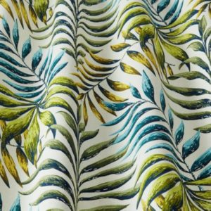 Manilla in lagoon palm fabric