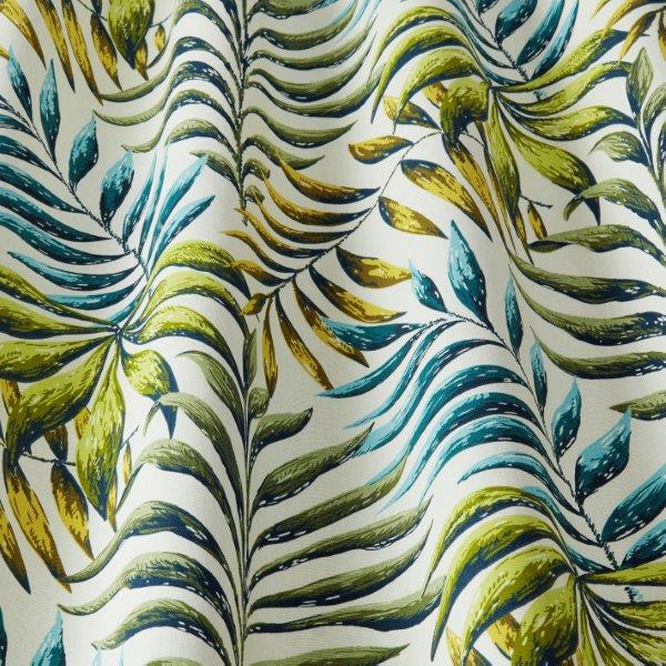 Manilla in lagoon palm fabric