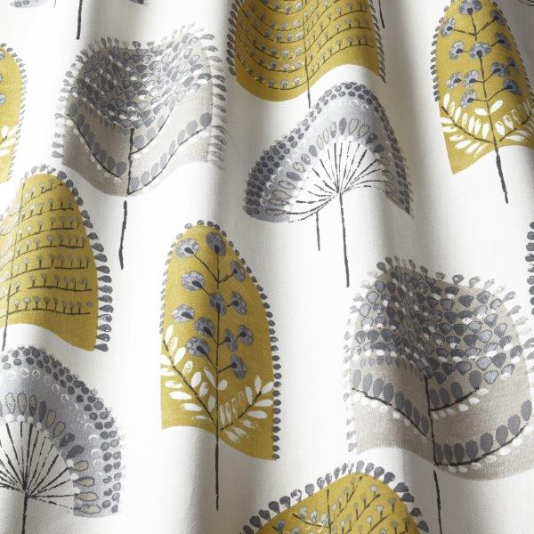 Scandi fabric in wood ochre