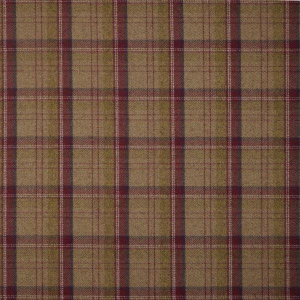 Lana berry check in red and dark brown